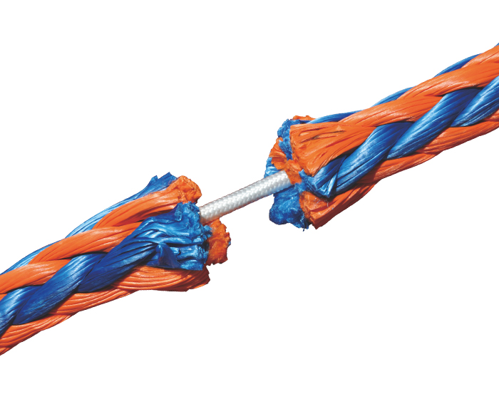 Ultra-high molecular weight polyethylene (UHMWPE) low-recoil rope