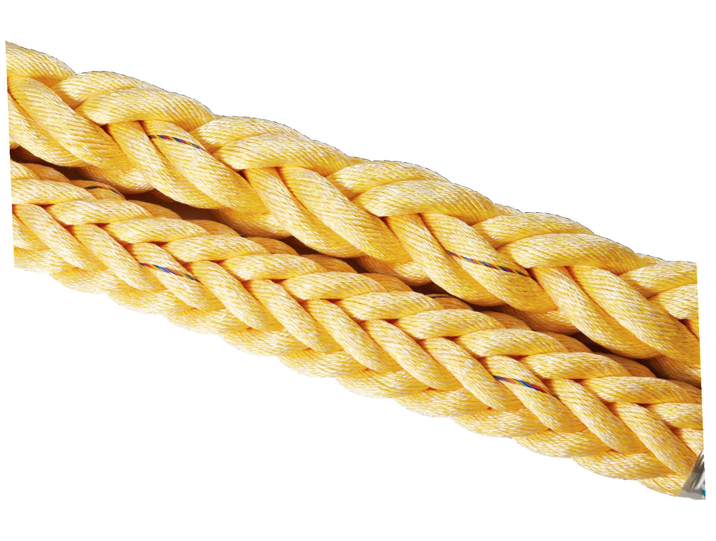 High performance polyester polypropylene hybrid rope
